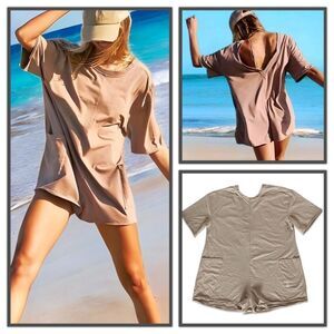 Free People Movement Hot Shot Tee Romper